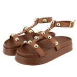 Flatform Virginia Caramelo