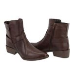 Bota Zara Chocolate Couro Legitimo