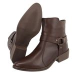 Bota Zara Chocolate Couro Legitimo