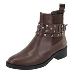 Bota Brenda Chocolate Couro Legitimo