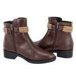 Bota Babi Chocolate Couro Legitimo