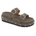 Flatform Lolla Camurça Cinza