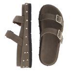 Flatform Lolla Camurça Cinza