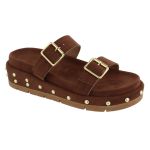 Flatform Lolla Camurça Marrom
