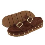 Flatform Lolla Camurça Marrom
