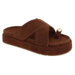 Flatform Anitta Camurça Marrom