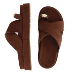 Flatform Anitta Camurça Marrom