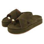 Flatform Anitta Camurça Verde Musgo