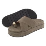 Flatform Anitta Camurça Cinza