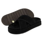Flatform Anitta Camurça Preta