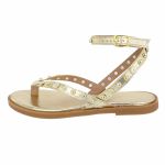 Rasteira Cissa Ouro Light