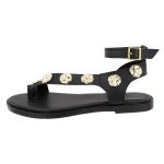 Rasteira Eloá Preta