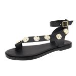 Rasteira Eloá Preta