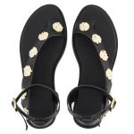 Rasteira Eloá Preta