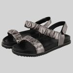 Birken Feminina BK20 Metalizado Prata Velho