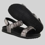 Birken Feminina BK20 Metalizado Prata Velho