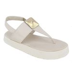 Sandália Flatform Cintia Off White