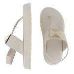 Sandália Flatform Cintia Off White