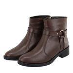 Bota Tati Chocolate Couro Legitimo
