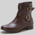 Bota Cano Curto Feminina Chocolate