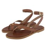 Flat Rasteira Maju Caramelo
