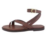 Flat Rasteira Maju Marrom