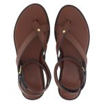Flat Rasteira Maju Marrom