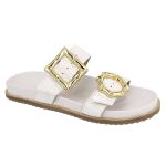 Flat Duda Croco Off White