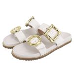 Flat Duda Croco Off White