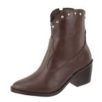Bota Western Vitoria Chocolate Couro Legitimo