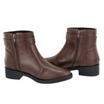 Bota Mara Chocolate Couro Legitmo