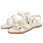 Flat Rasteira Ju Off White 