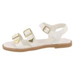 Flat Rasteira Ju Off White 