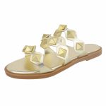 Flat Rasteira Mavi Ouro Light
