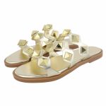 Flat Rasteira Mavi Ouro Light