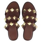 Flat Rasteira Mavi Marrom