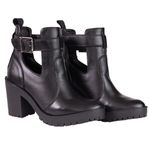 Bota Coturno Tratorado Feminino Preto 