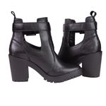 Bota Coturno Tratorado Feminino Preto 