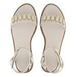 Flat Rasteira Nina Off White