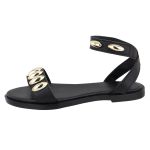 Flat Rasteira Nina Preta