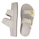 Flatform Rubi Croco Off White