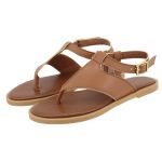 Flat Rasteira Mila Caramelo
