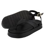 Sandália Flatform Bianca Preta