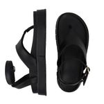 Sandália Flatform Bianca Preta