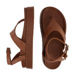 Sandália Flatform Bianca Caramelo