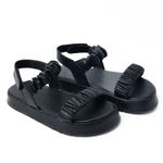 Sandália Flatform Poli Preta