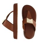 Sandália Flatform Barbara Caramelo