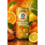 Kombucha Frutas Cítricas e Cúrcuma (12 Latas) 269mL -Kulti