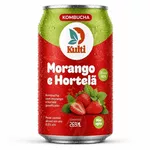Kombucha Morango e Hortelã (12 Latas) 269mL -Kulti