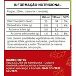 Kombucha Morango e Hortelã (12 Latas) 269mL -Kulti